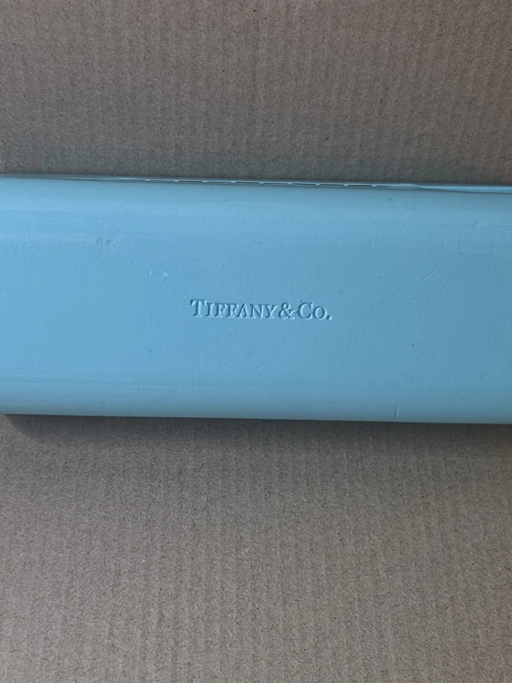 Tiffany & Co. Blue Tortoiseshell Sunglasses with Blue Case